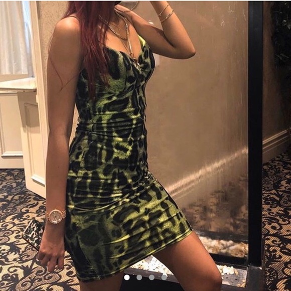 Neon Midi Dress